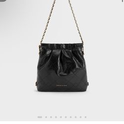 Charles Keith Duo Chain Handle Two Way Backpack