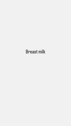 Breastmilk
