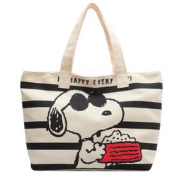 Snoopy Canvas Tote Bag Summer Bag 