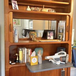 Mid-Century Danish Teak Wall Unit from Dyrlund