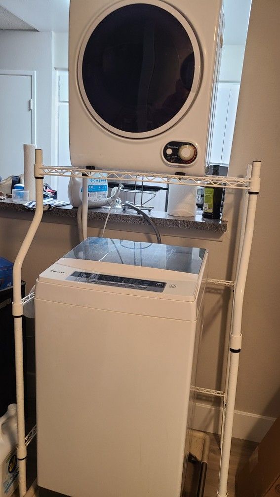 Magic Chef Portable Washer Dryer With Rack