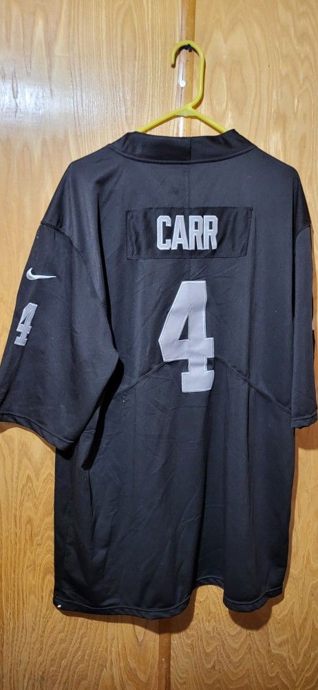 Derek Carr Raiders #4 XXXL "on field" Jersey