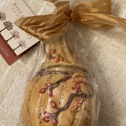 FITZ AND FLOYD “For All Seasons” Candle/candleholder