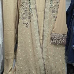 3 Piece Women Embellished Dress