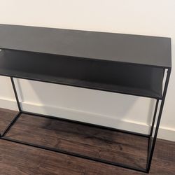 Black Entryway Table
