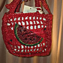 Custome Made Red Watermelon Purse