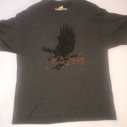 Harley Davidson T-Shirt San Marcos California From BIGGS Harley Davidson 2008 Size XL Dark Gray