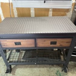 48 In W X 24 In D 2 Drawer Work Bench 