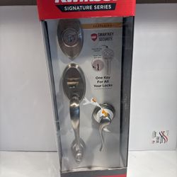 Kwikset Signature Series Front Door Lock Set - Satin 