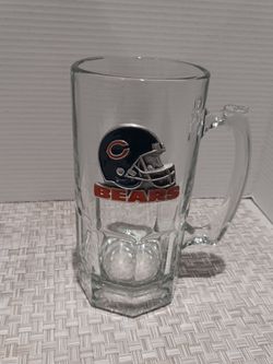 Chicago Bears NFL Glass Beer Stein 
