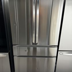 New Open Box Lg Four Door Stainless Steel Refrigerator 