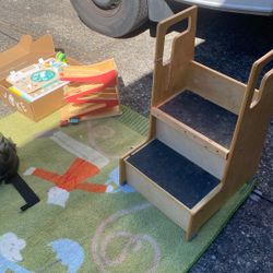 Entire Lot Of Montessori Supplies And Carpet 