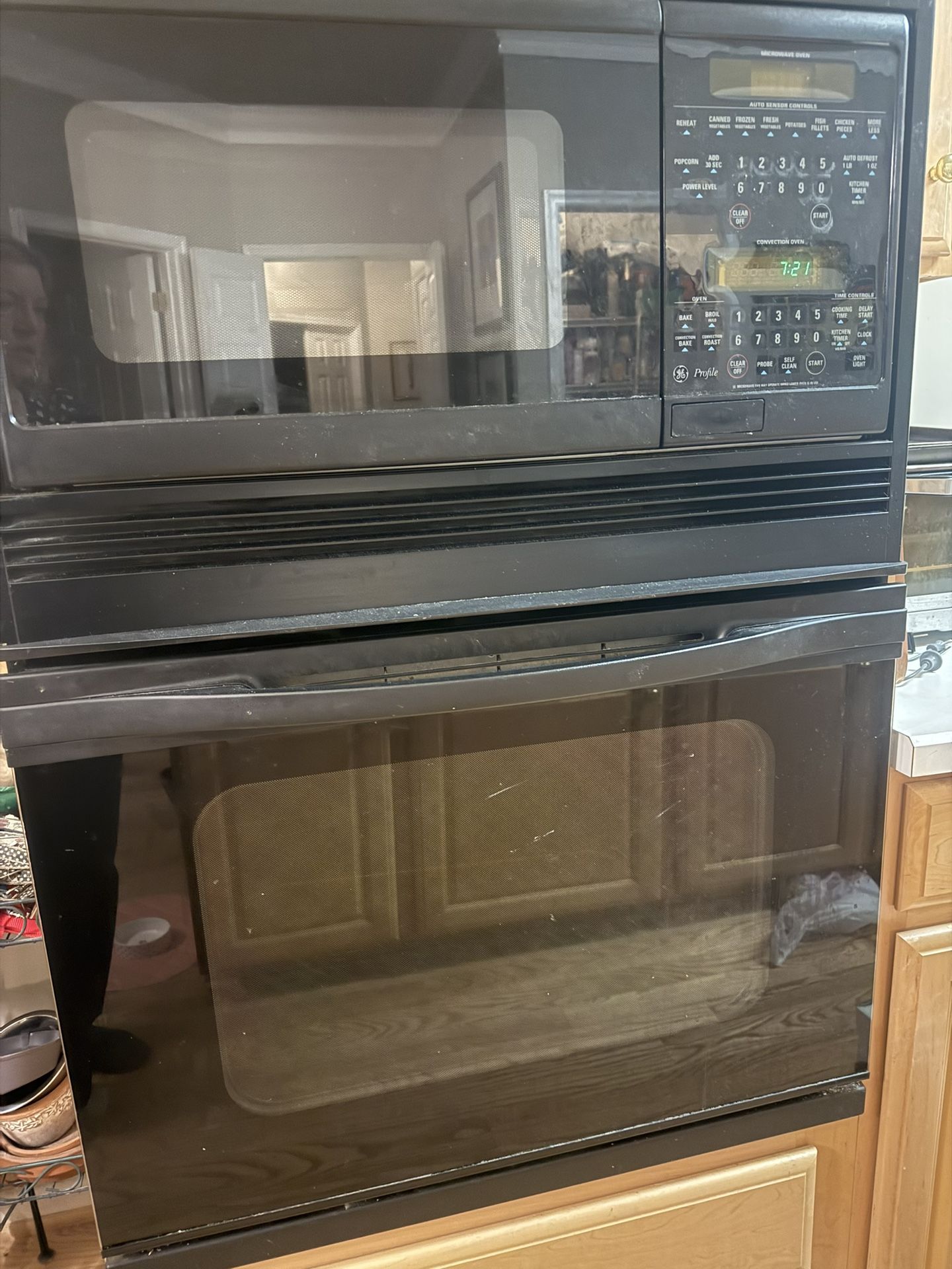 GE Oven Wall Oven And Microwave