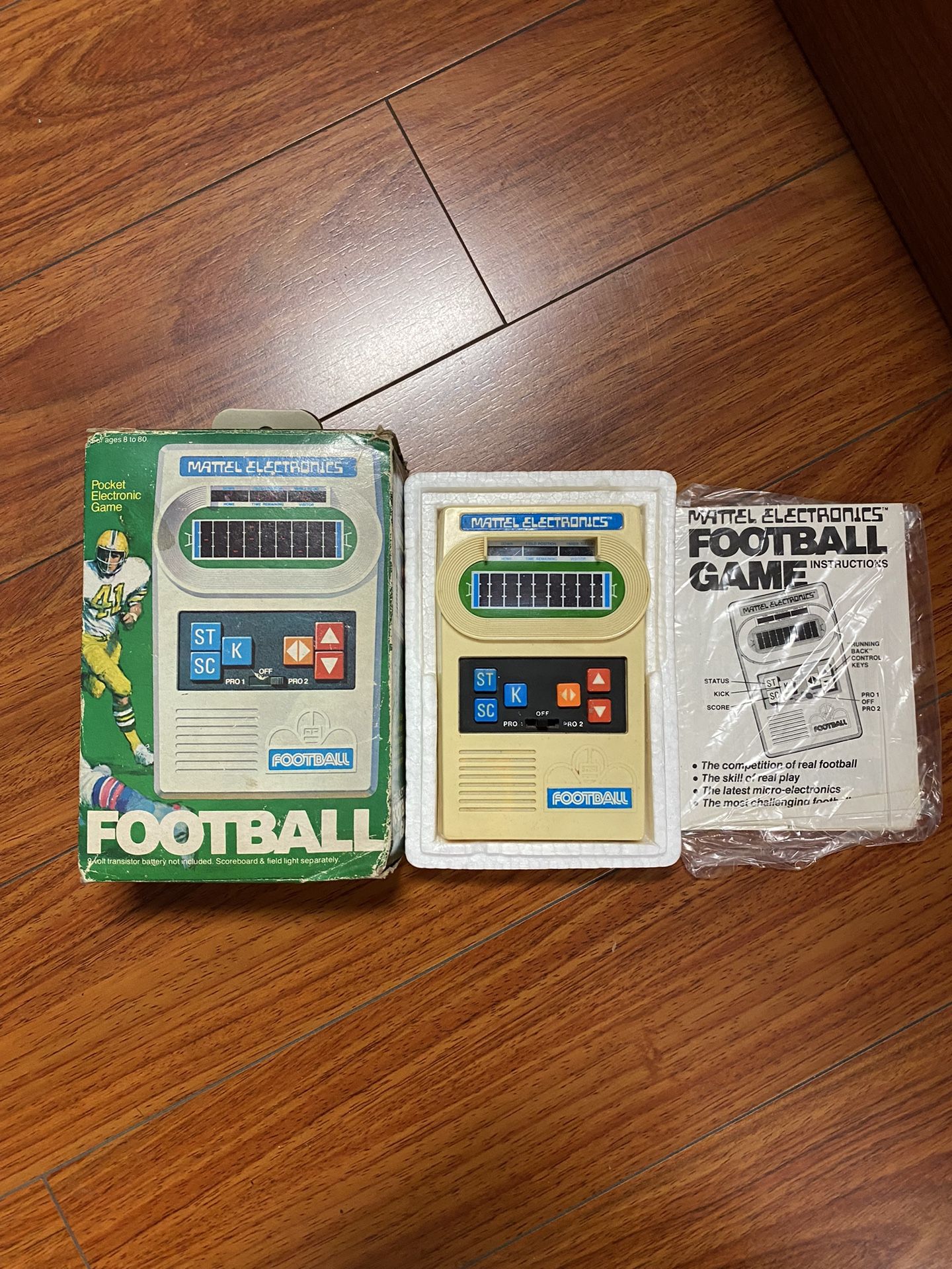 Vintage Mattel Electronics Pocket Football Game