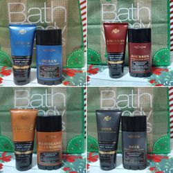 Bath & Body Works Men's Set $10 Each