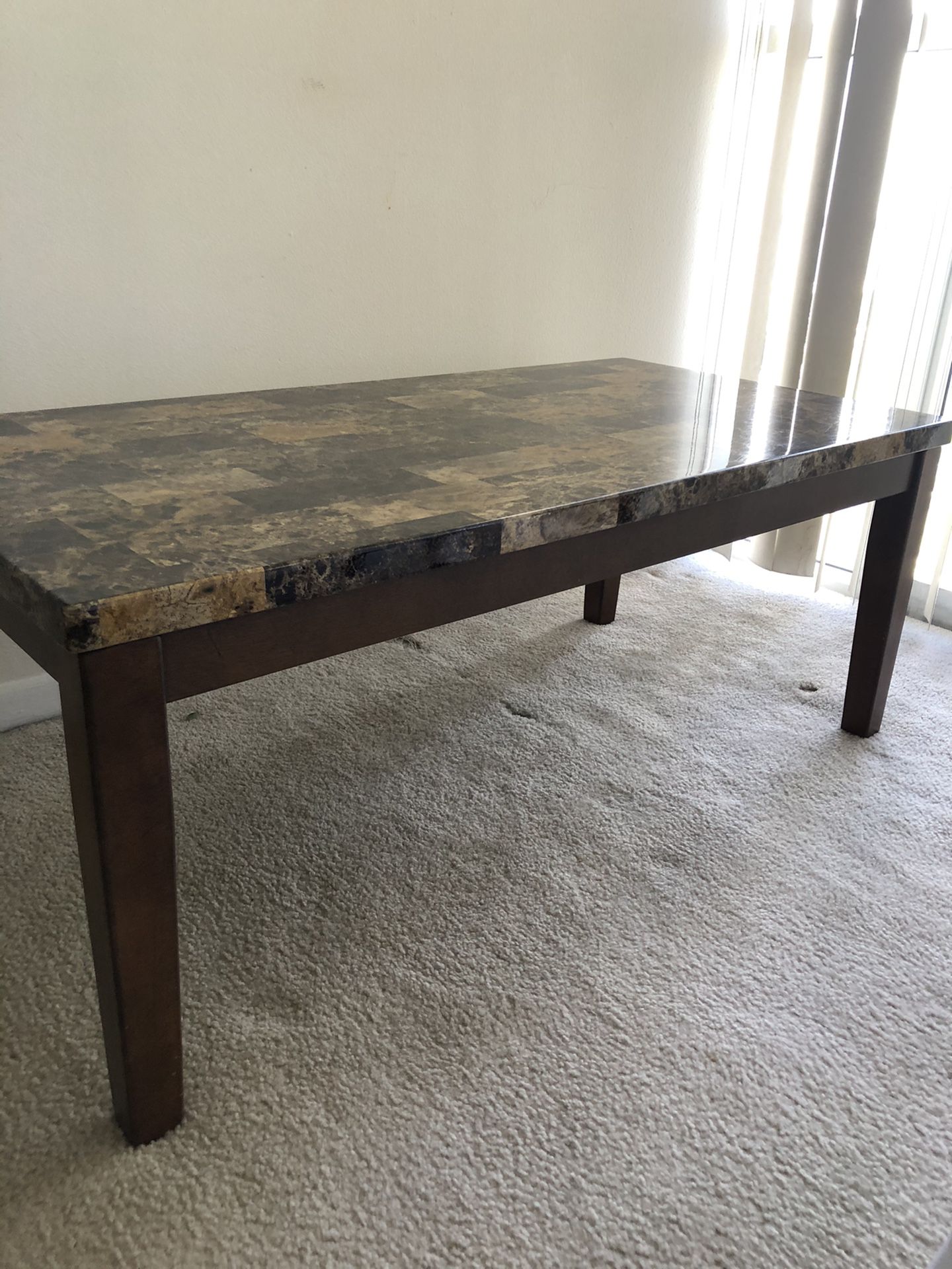Gently used coffee table set