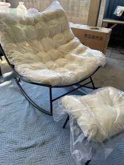 Papasan Rocking Chair