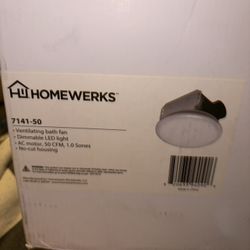 Bathroom Ventilating Ceiling Fan With Light