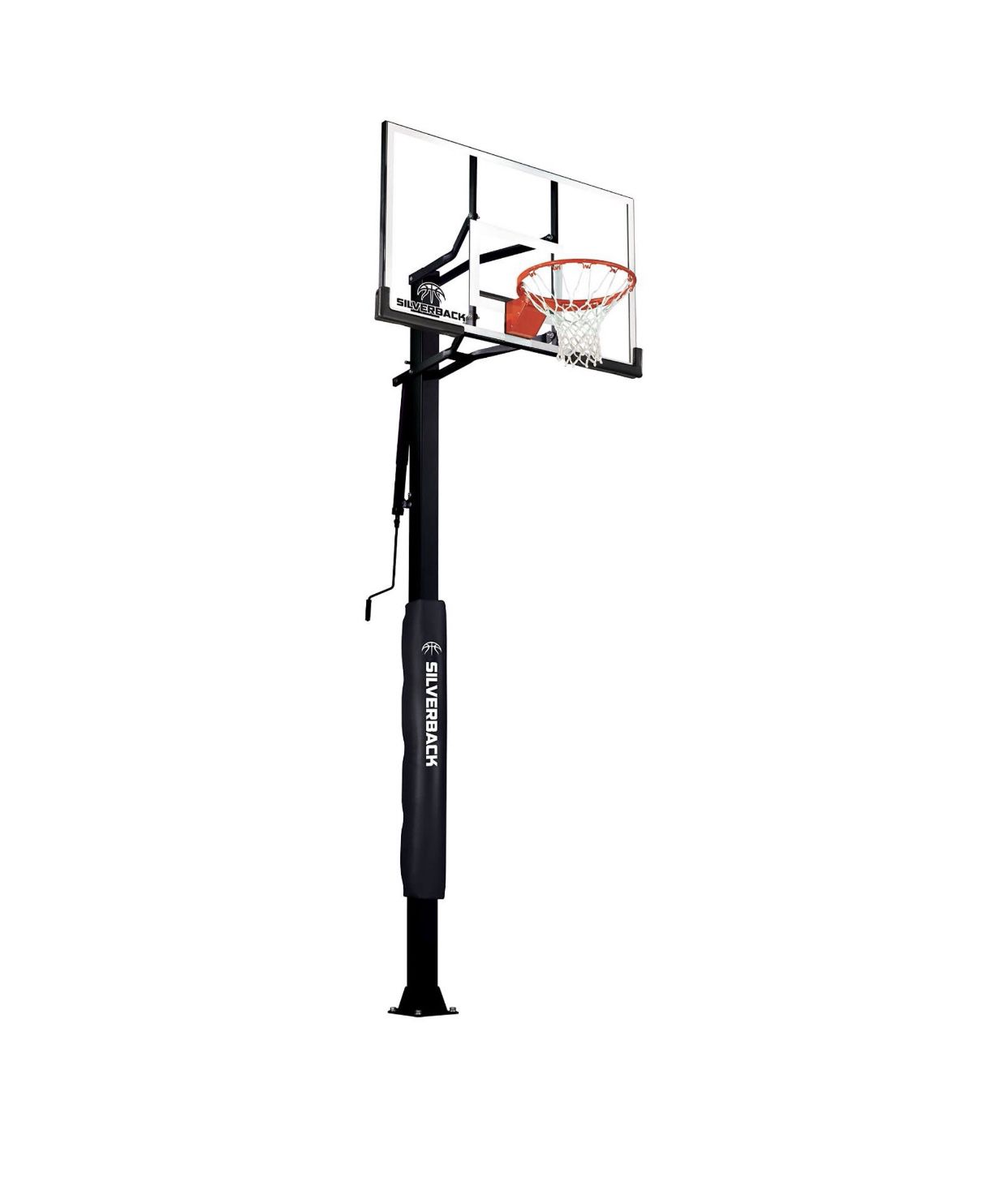 New In Box Silverback SB60, our premier in-ground basketball hoop