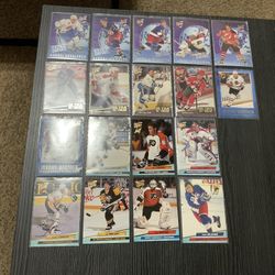 18 Fleer Ultra 1992 Hockey Insert, Rookie, HOF & Stars Cards Gretzky, Lemieux, Roy, Lindros, Etc