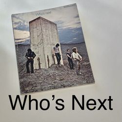 The Who book of Sheet Music