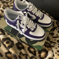 Bapesta Purple Size 10