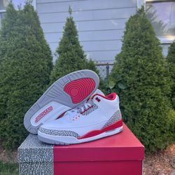 Nike Air Jordan 3 Cardinal Red New DS Size 12.5