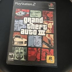 Grand Theft Auto III (GTA 3) – PS2 – Classic Game With Poster 