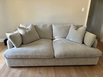 Grey Wide Sofa