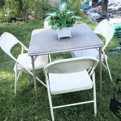 Folding Table & Chairs - table - $35, chairs - $15 each