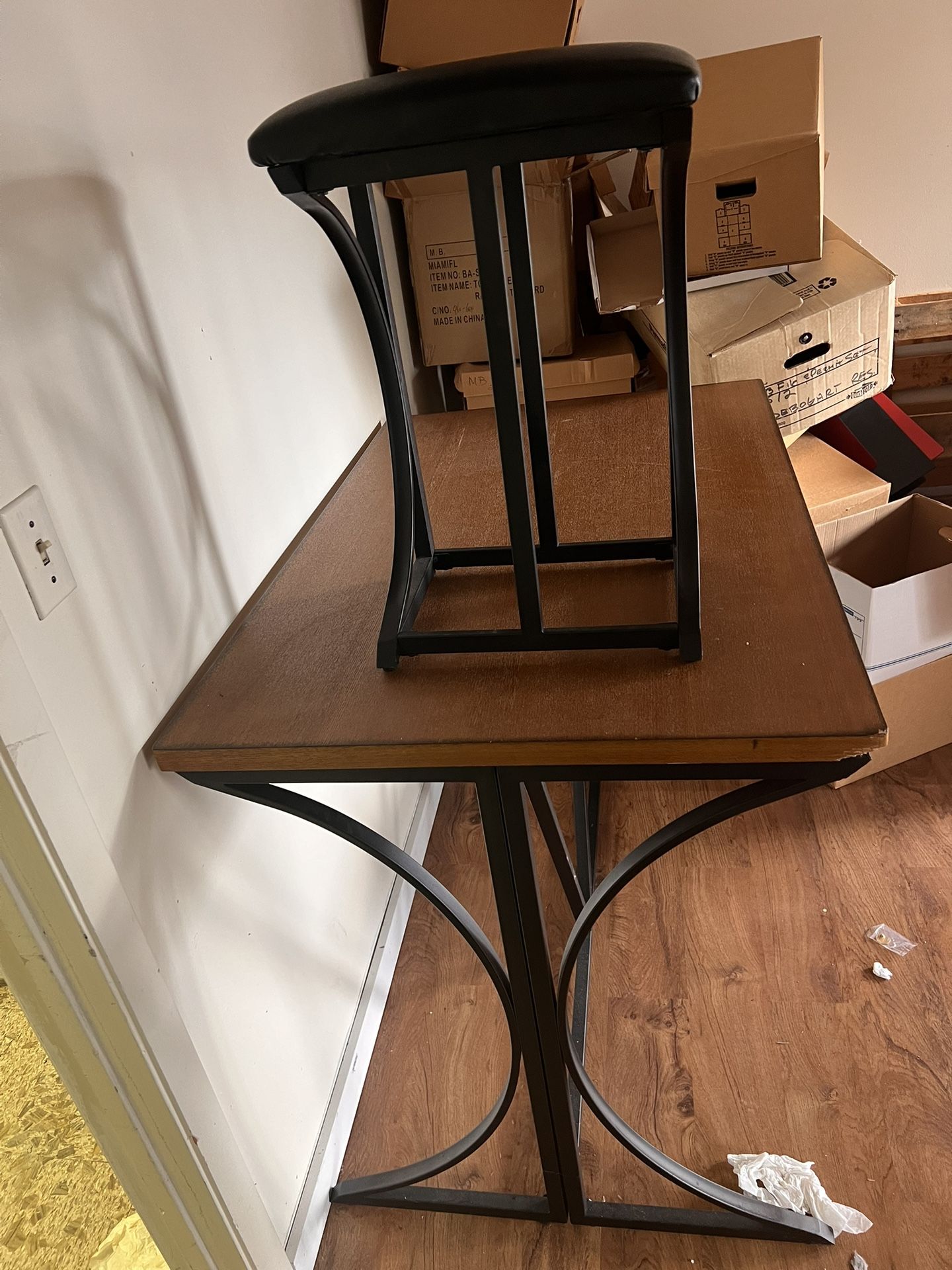 High Top Table With 4 Stools Must Be Picked Up By Oct 5