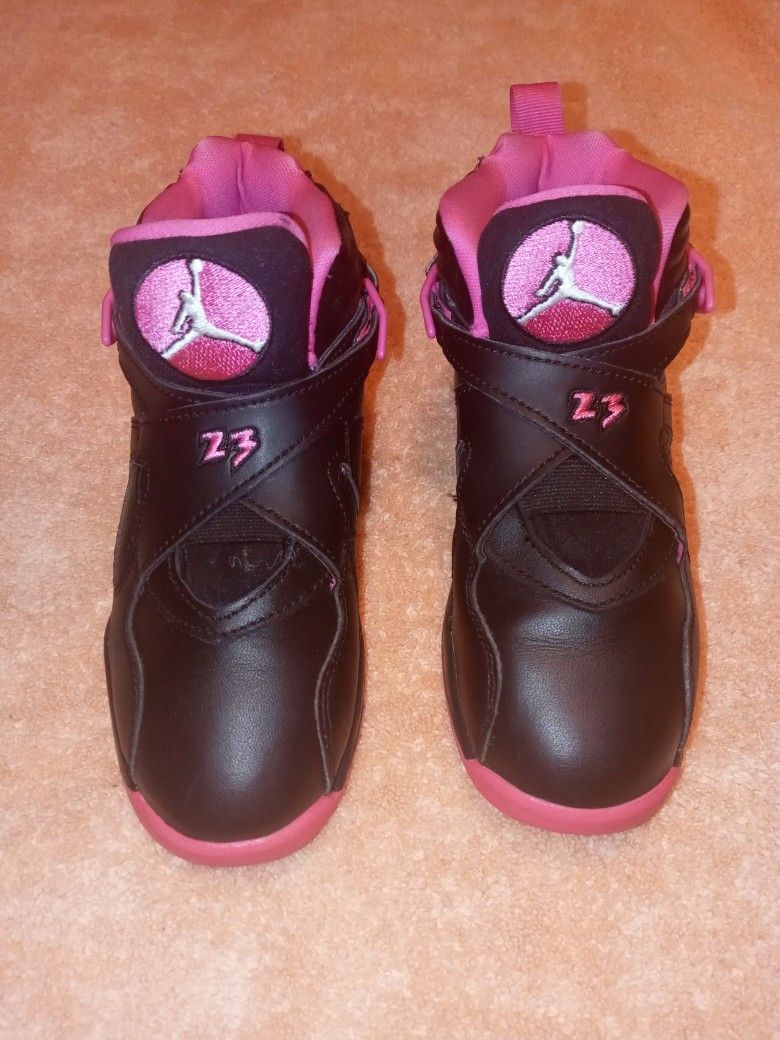 Nike Air Jordan 8 Retro Black/Popsicle PS Preschool Size 12C