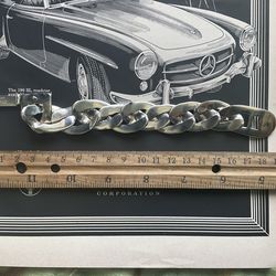 Sterling Belt Buckle Bracelet