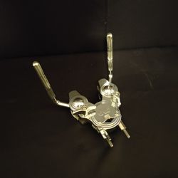 DW Double Tom Mount 4 Drum set Bateria Mounts On Cymbal Hi Hat Or Bass Drum Stand 