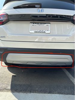 2023- 2025 Honda Pilot Rear Bumper ( Panel Silver )
