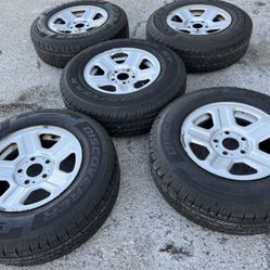 16” Set Of 5 Jeep Grand Cherokee Wrangler Wheels Rims Tires We Finance Package Factory 