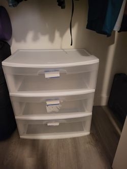 Plastic 3 Drawers