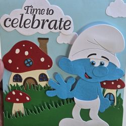 Invitaciones para fiestas infantiles Pitufos