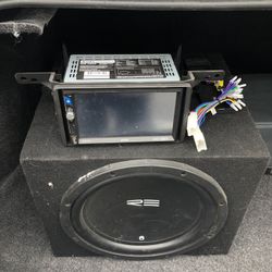 Subwoofer AMP Touchscreen Stereo Combo 