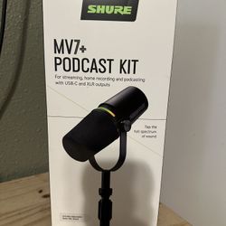 Podcast Microphone kit  SHURE MV7+ KIT 