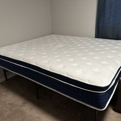 Queen Mattress and Frame