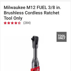 Milwaukee M12 Tool Only Ratchet 256020