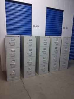 Hon metal storage cabinet/file cabinet $70 each