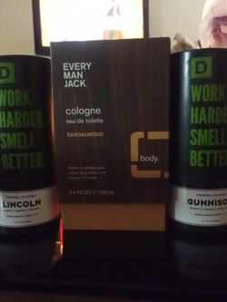 Men's Cologne, Five Different Bottles