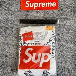 Supreme Bandana T-Shirts & Box Logo Sticker, FW22