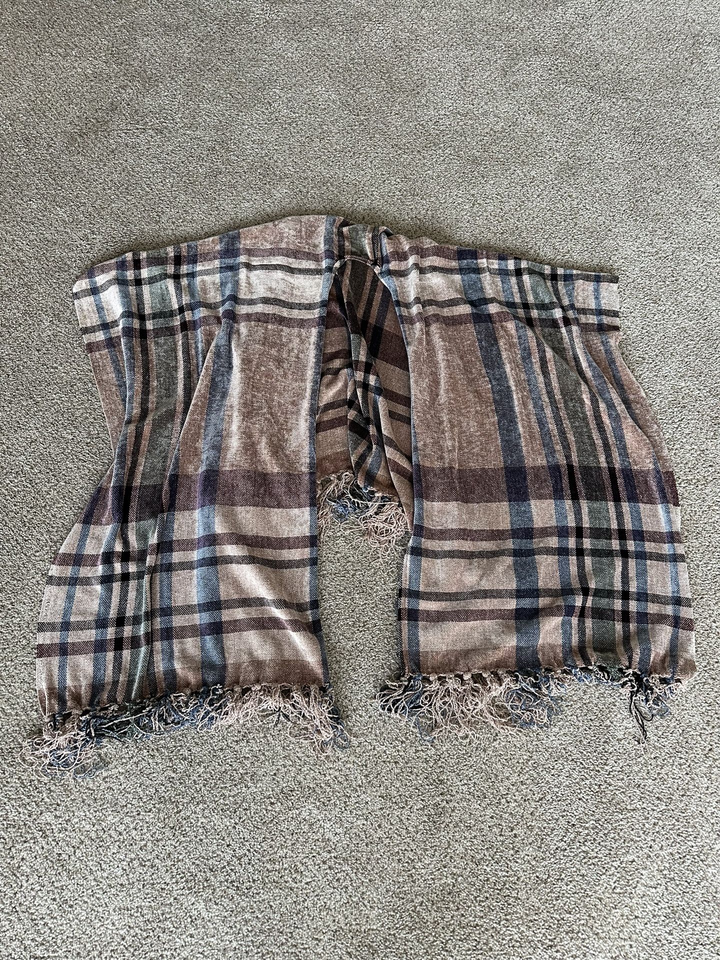 Vintage Handmade Chasing Shirt Poncho