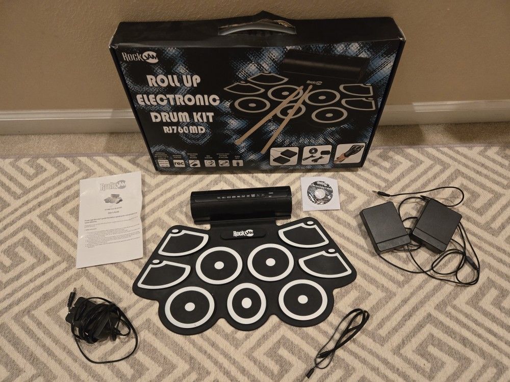 Rock Jam Roll Up Electronic Drum Kit