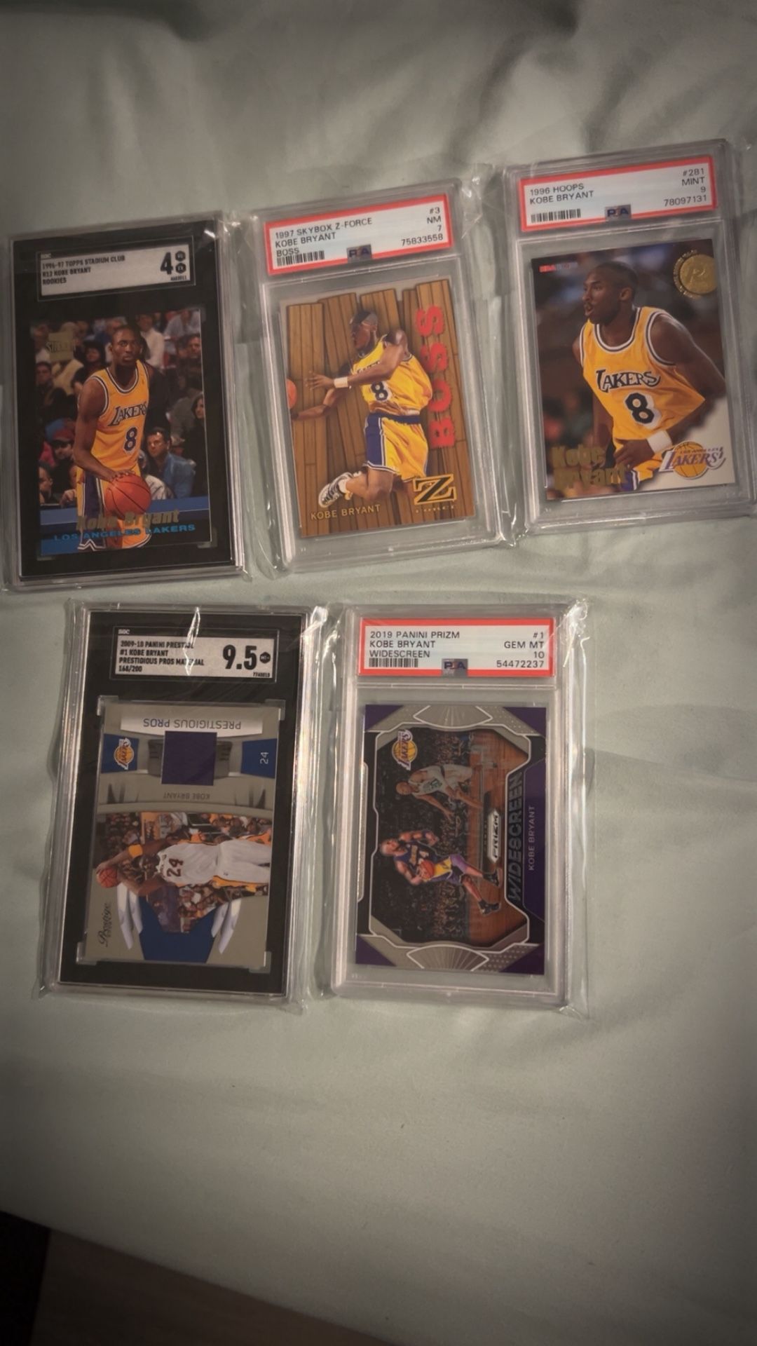Kobe Bryant And Michael Jordan Authenticated Cards!