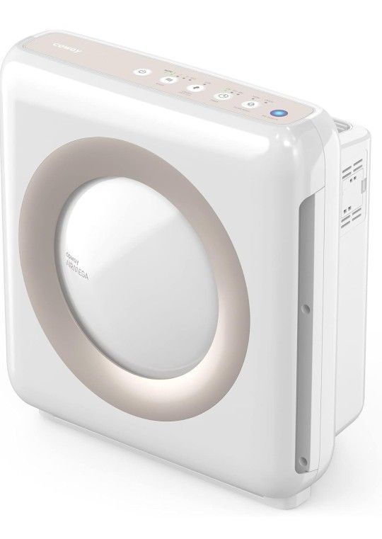 Coway Airmega AP-1512HH(W) True HEPA Purifier with Air Quality Monitoring, Auto