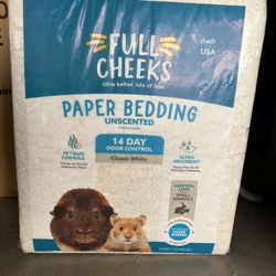 Full Cheeks Unscented White Paper Bedding 85L